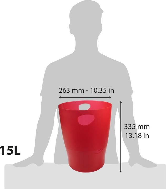 Produktbild Exacompta Papierkörbe (15 l)