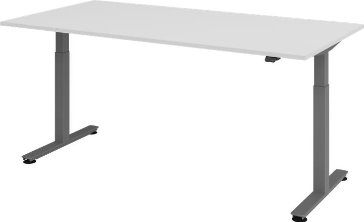 Image du produit Escritorio Sitz-Steh-Schreibtisch el.200x100cm Grau (200 x 100 cm)