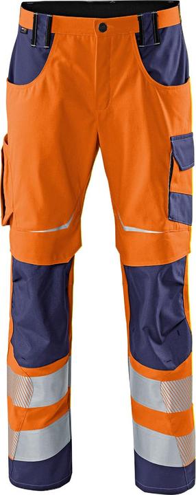 Actual product image Kübler Trousers REFLECTIQ PSA 2 warning orange/dark blue shape 2207 size 50 (50)