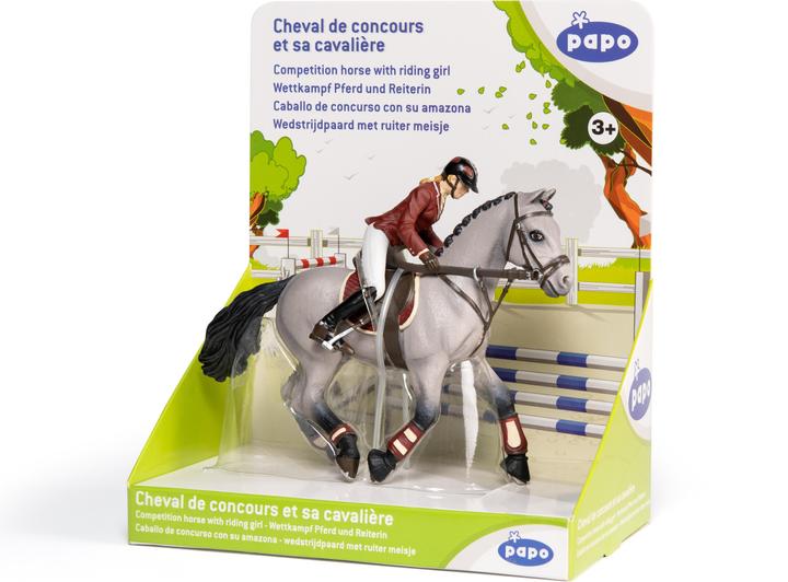Productafbeelding Papo Wedstrijdpaard en ruiter