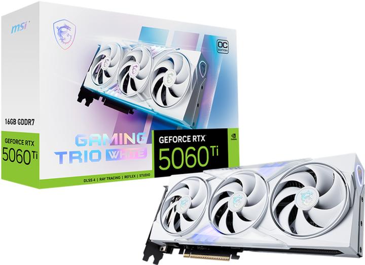 Produktbild MSI GeForce RTX 5060 Ti GAMING TRIO OC WHITE (16 GB)