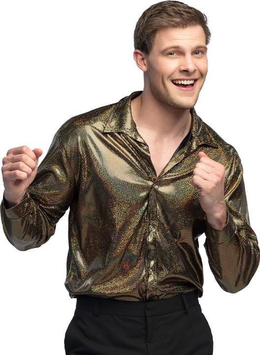 Produktbild Boland 80er Jahre - Hemd Holo Metallic (L)