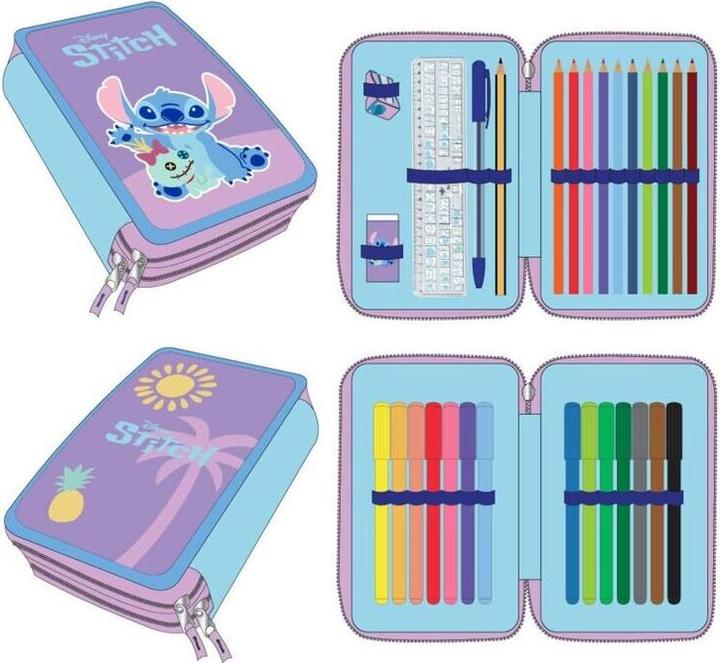 Actual product image Cerdá Disney Stitch double pencil case