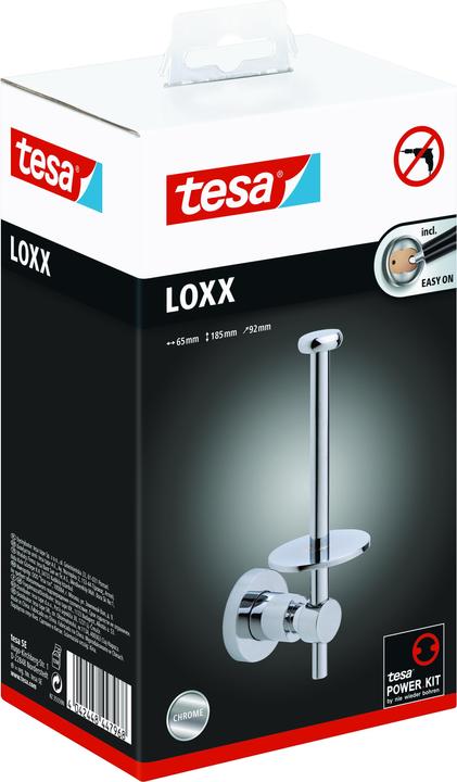Image du produit tesa LOXX Porte-rouleau WC de rechange avec solution adhésive sans perçage