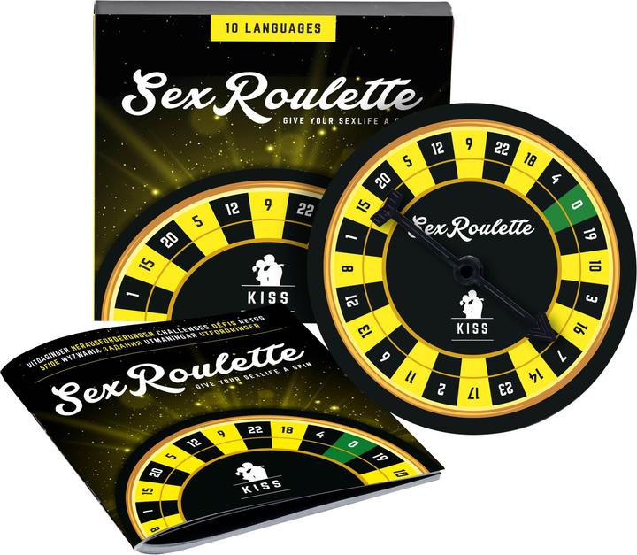 Actual product image tease & please Sex Roulette Kiss (Other, German, Spanish, French, Norwegian, Polish, Dutch, Russian, Swedish, Italian, English)
