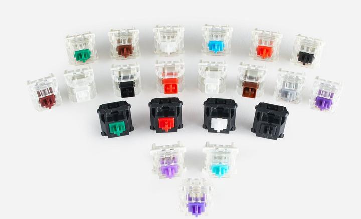 Actual product image Glorious PC Gaming Race Gateron Green Switches (120 Stücke)