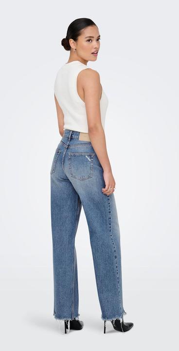 Actual product image Only ONLJUICY Hohe Taille Weiter Beinschnitt Jeans Jeans mit weitem Bein (W27/L32)