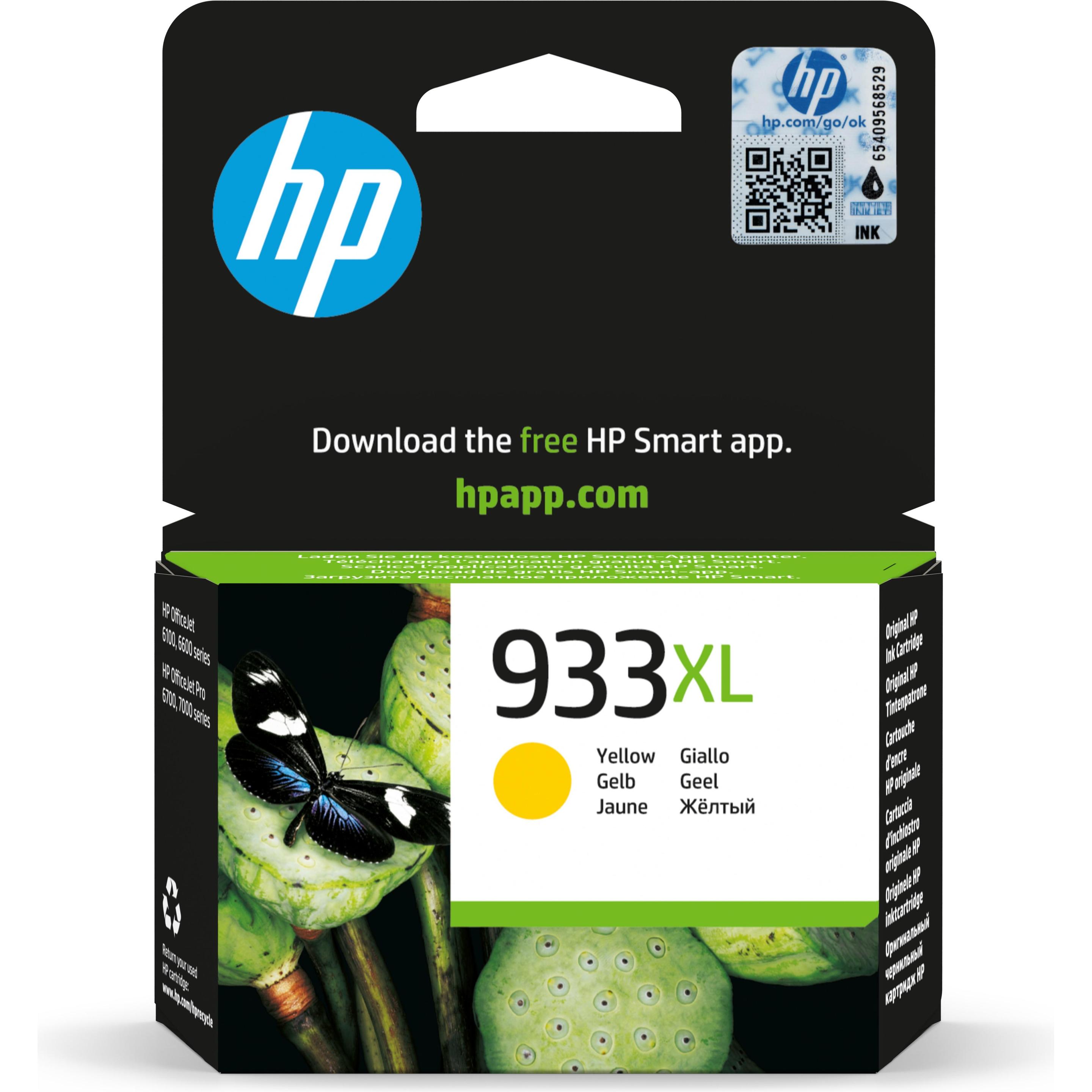 HP, Druckerpatrone, 933xl (Y)