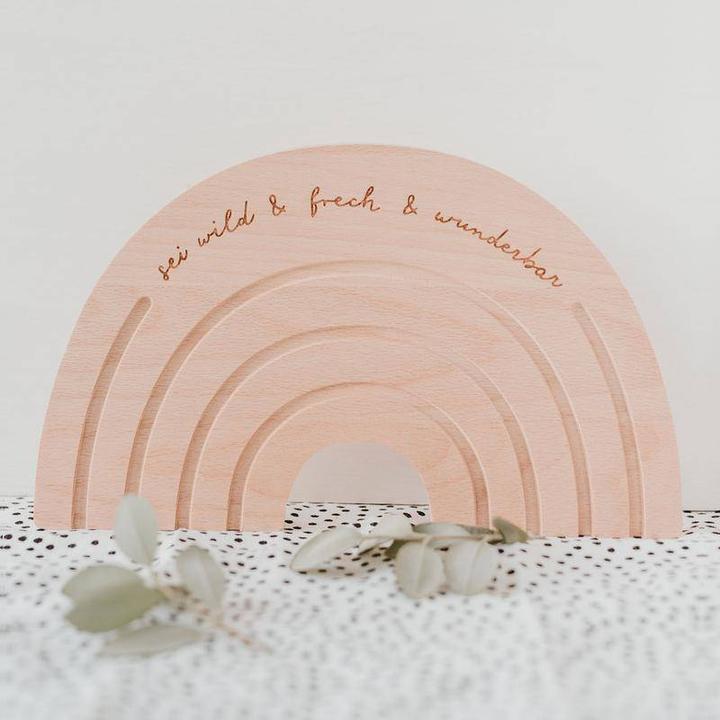 Actual product image Eulenschnitt Breakfast Board Rainbow