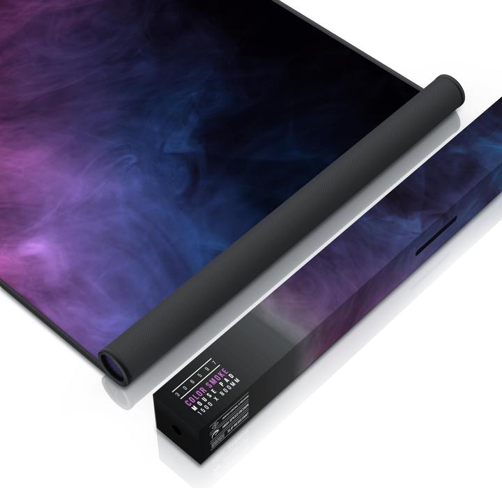 Produktbild Titanwolf Gaming Mauspad, XXXL Speed Gaming Mausmatte, Mousepad Extragrosse Fläche von 1500 x 800mm, Smoke (XXL)