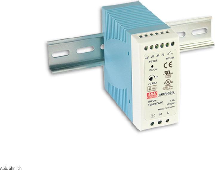 MeanWell MEAN WELL DIN rail switch-mode power supply MDR-60-24, 24 V-/2.5 A