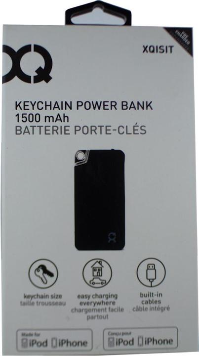 Actual product image Xqisit Powerbank - Lightning & Micro MFI 1500mAh (1500 mAh)