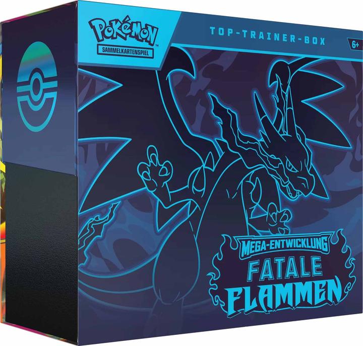 Productafbeelding Pokémon ME02 Fatale vlammen toptrainer doos NL (Duits, Box Set & Verzameling)