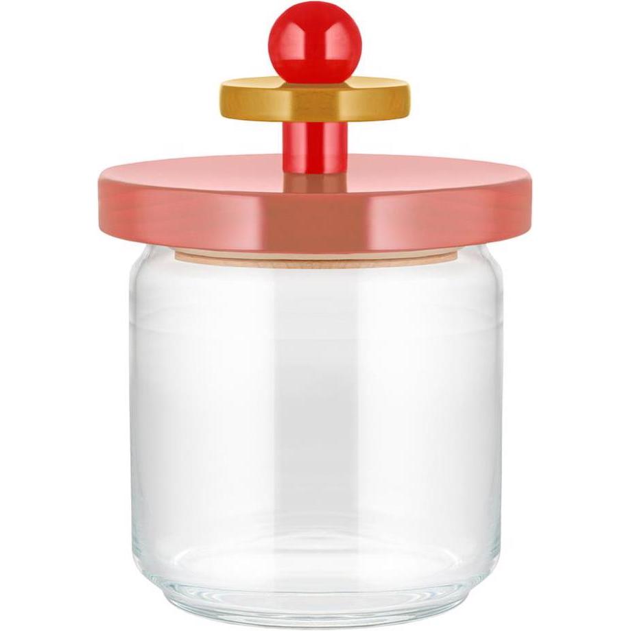 Alessi Stativ Active 00 mit BR0-Kugelkopf, Vorratsbehälter, Rosa
