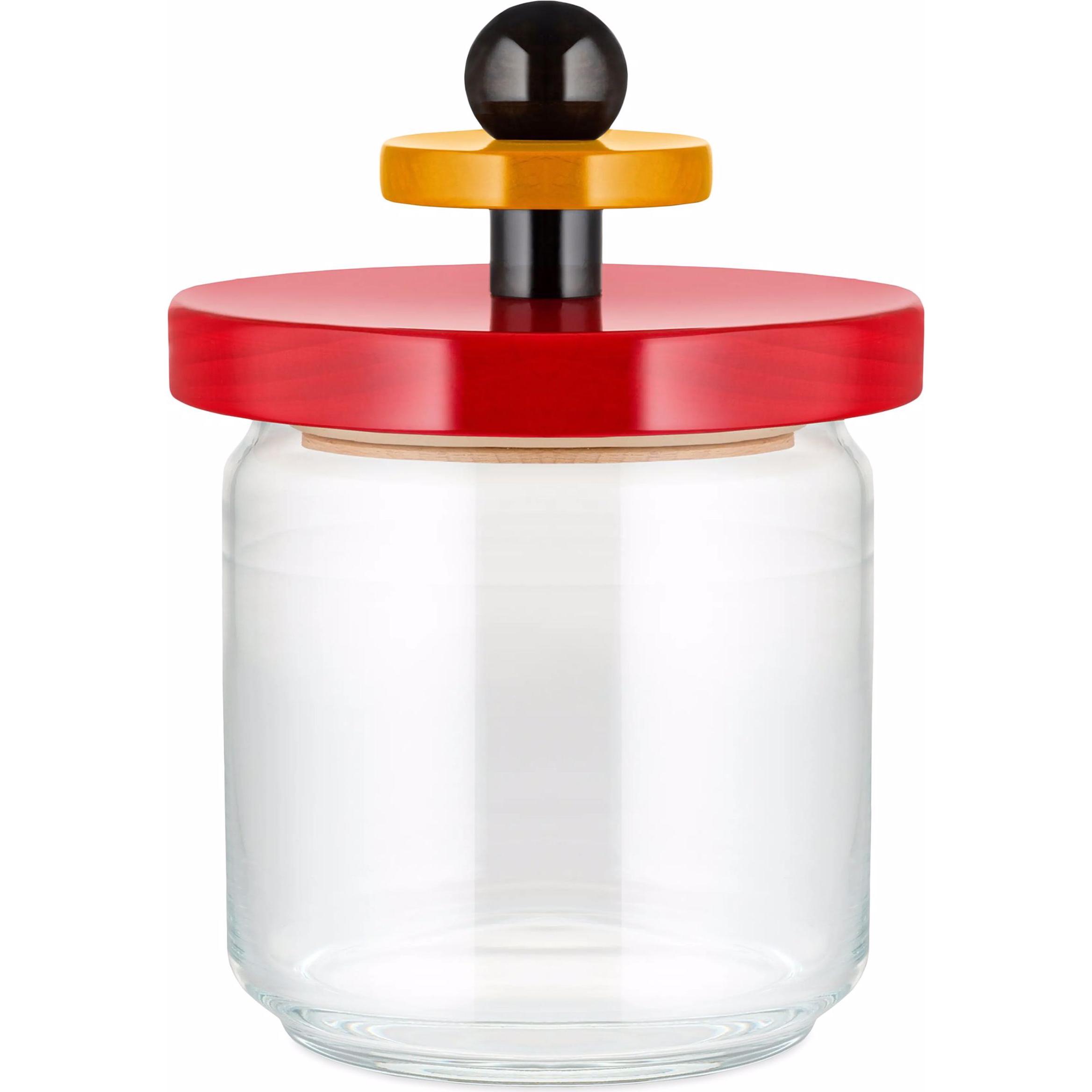 Alessi Aufbewahrungsdose VALUES COLLECTION, Vorratsbehälter, Rot