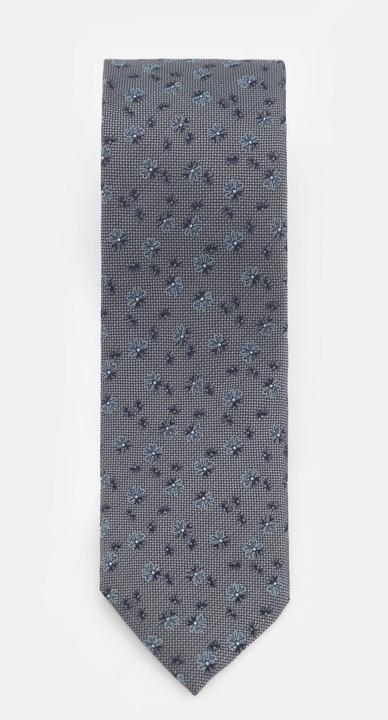 Produktbild JP1880 Seidenkrawatte, Minimalmuster, extra lang, 7,5 cm breit