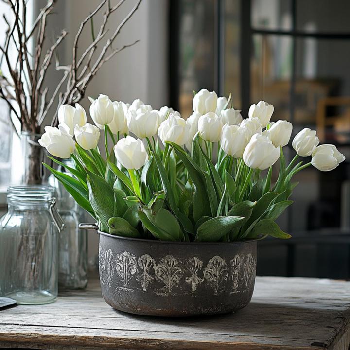 Actual product image Plant in a Box Tulipa Northcap - Set of 14 tulips (10 cm)