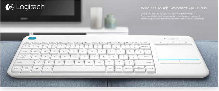 Actual product image Logitech K400 Plus (CH, Wireless)