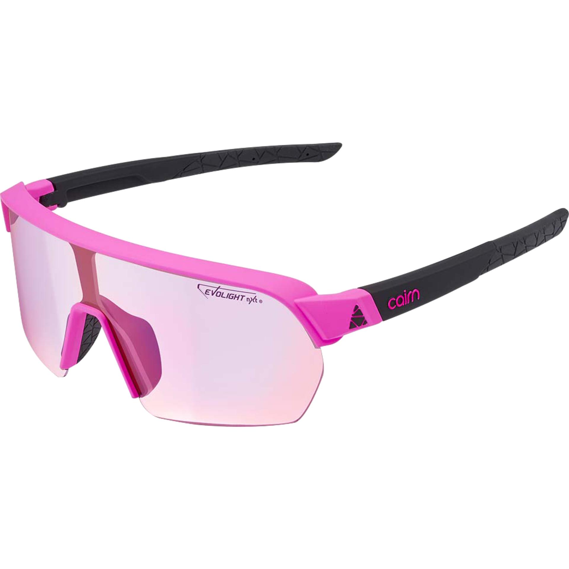 Cairn, Unisex, Occhiali sportivi, Roclight (Nero, Rosa trasparente), Nero