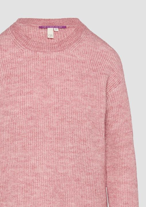 Produktbild S.Oliver Strickpullover Melierter Strickpullover mit überschnittenen Ärmeln (XXL)