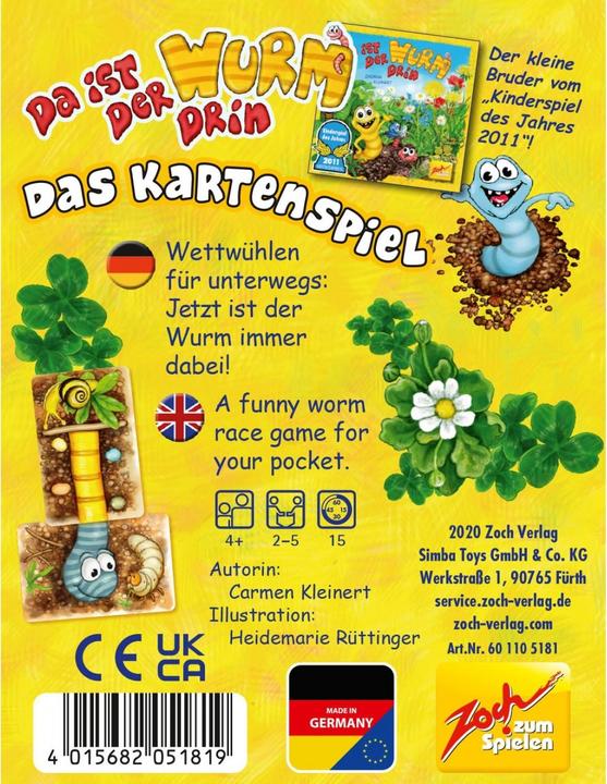 Image du produit Le ver est dans le fruit - le jeu de cartes (Allemand, Anglais)