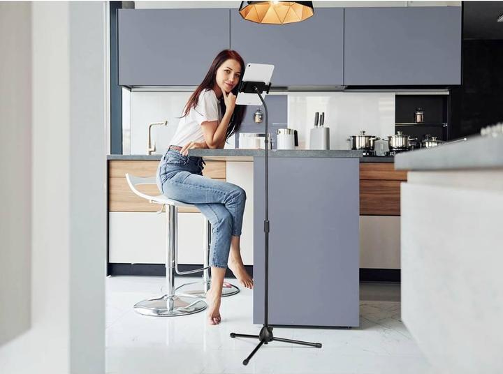 Produktbild Durable Tablethalterung TWIST COMBI schwarz Bodenständer