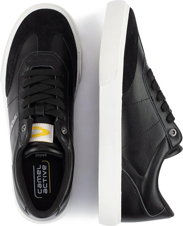 Actual product image Camel Active Sneaker Nappa/Split SCHWARZ (42)