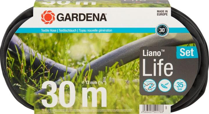 Image du produit Gardena Tuyau textile Liano Life 1/2, 30 m set (30 m, 13 mm)