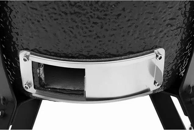 Productafbeelding Mustang Grill Kamado M Houtskool Barbecue Grill Oppervlak (Diameter)=380mm Grijs (380 mm)