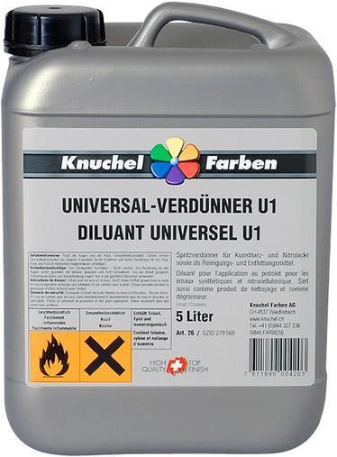 Actual product image Knuchel Universal thinner U1 (25000 ml)