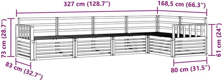 Produktbild vidaXL Outdoor-Sofa