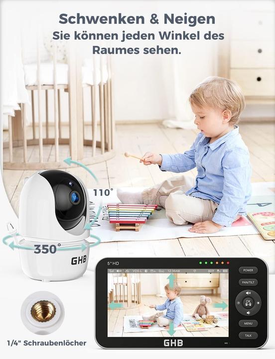 Produktbild GHB Babyphone (Babyphone mit Kamera)