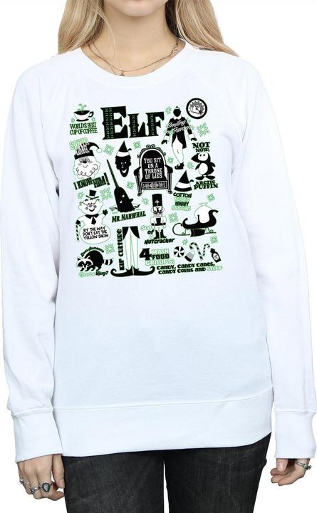 Produktbild Elf Infographic Poster Sweatshirt (XXL)