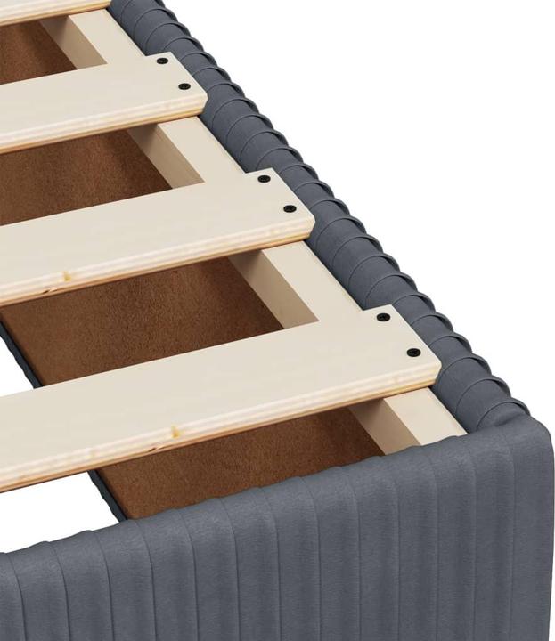 Produktbild VidaXL Bo x springbett mit Matratze 100 x 200 cm Samt (100 x 200 cm, 100 x 200 cm)