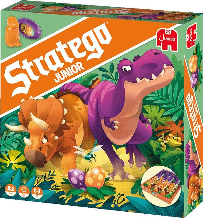 Actual product image Jumbo Stratego Junior Dinos, d/f/i (German, 2 Players)