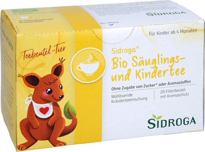 Produktbild Sidroga Bio Säulins- und Kindertee (72 g)