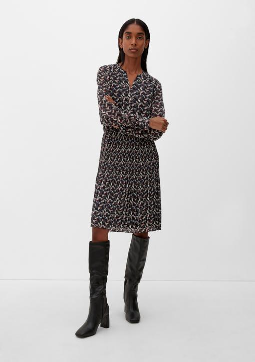 Image du produit s.Oliver Kleid Midikleid mit Plisséefalten (46)