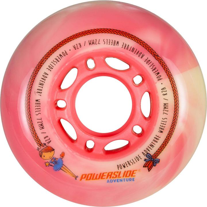 Powerslide Skateboard Wheels Princess 2023 (72 mm, 82a)
