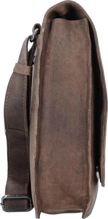 Actual product image Harolds Antic Messenger leather 33 cm laptop compartment