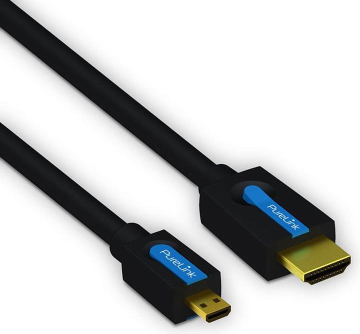 Produktbild Purelink micro HDMI (Typ D) — HDMI (Typ A) (2 m, HDMI)