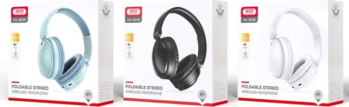 Actual product image xO Bluetooth headphones BE36 white (Wireless)