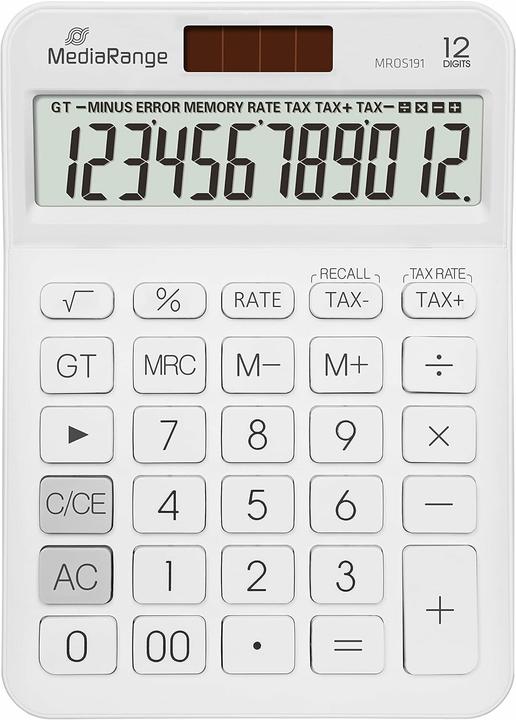 Actual product image MediaRange Pocket r.w.control b. 12-st. LC-Display Solar/Bat. (Batteries, Solar cells)