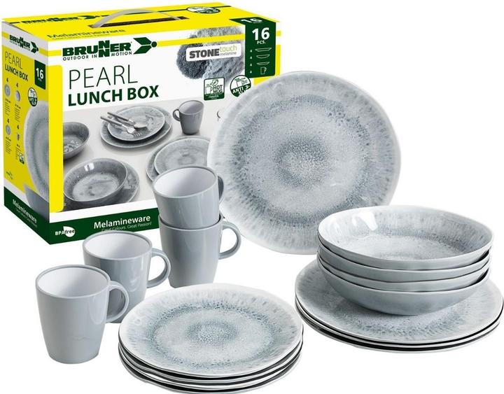 Brunner Geschirrserie Pearl (16 Stk.)