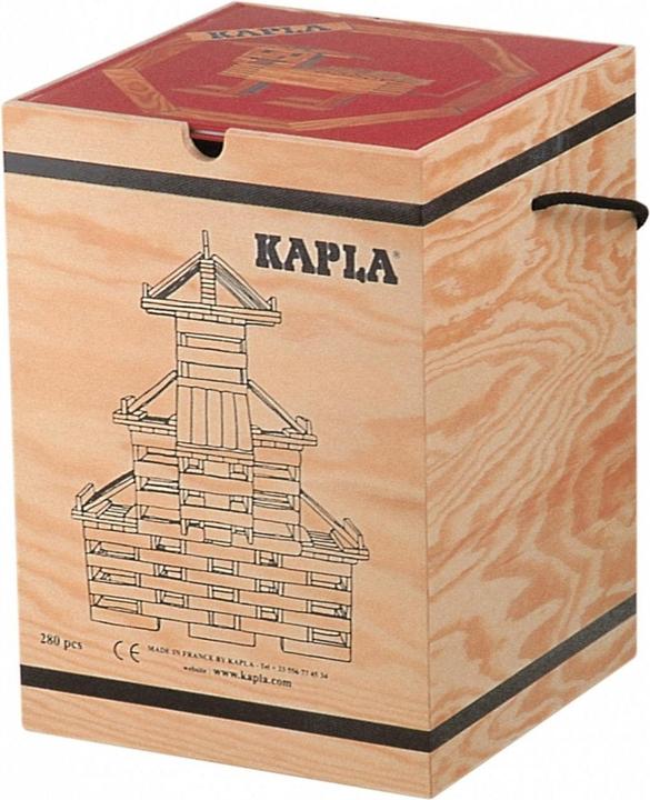 Kapla Caisse en bois de 280 pièces.