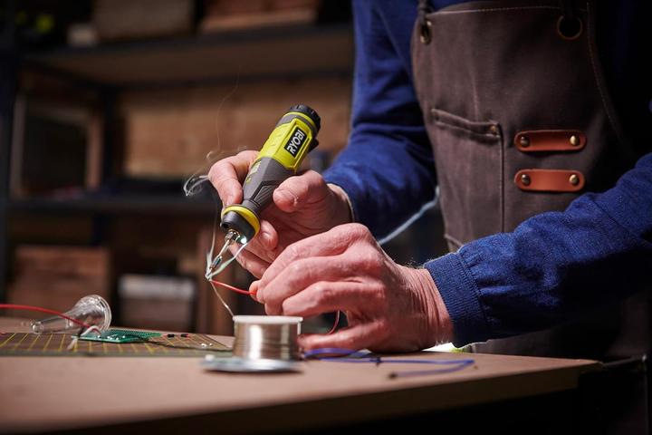 Produktbild Ryobi loddekolbesaet RSI4-120G 4V m/batteri & lader