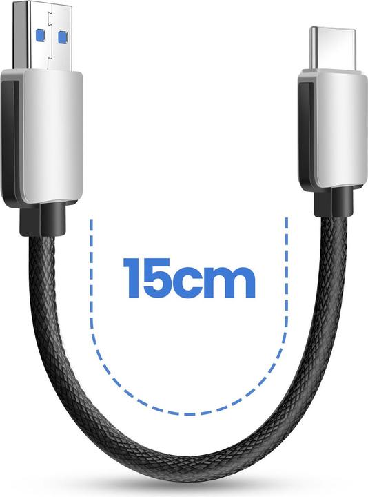 Image du produit Avizar Mini Kabel USB-C / USB ultrakurz 15cm (0.15 m)