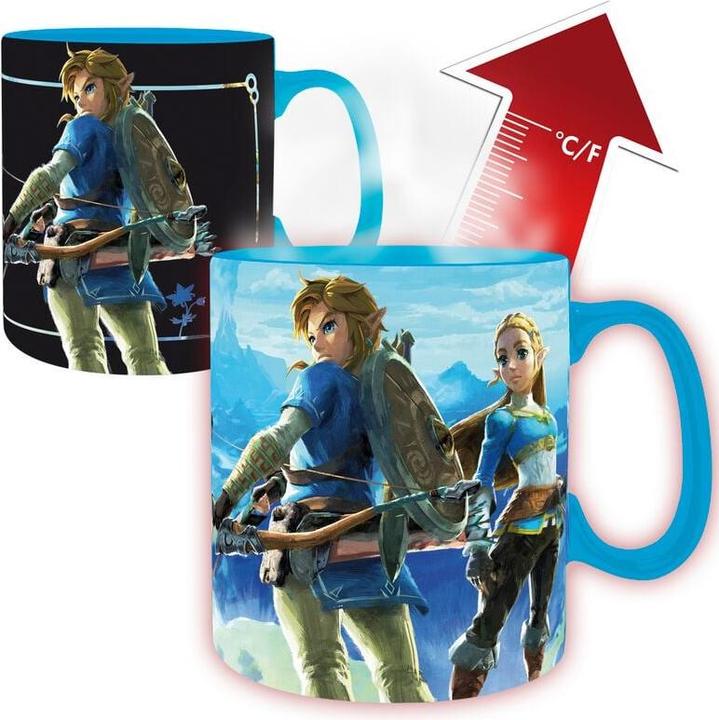 Actual product image ABYstyle Tazza Cambia Colore The Legend of Zelda Breath of the Wild (460 ml, 1 x)