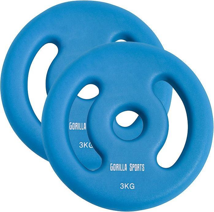 Produktbild Gorilla Sports Hantelscheiben (2 x 3 kg)