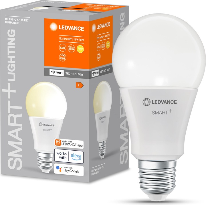 Immagine prodotto Ledvance Smart+ Wifi Classic (E27, 14 W, 1521 lm, 1 x, F)