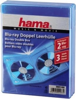 Immagine prodotto Hama Blu-ray doppia custodia vuota Standard 3-Pack